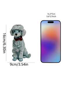 1pc Handmade Funny Dog-Shaped Unique Resin Vase, Home Desktop Decor Ornament | Home Decor, Room Decor, Bohemian Style, Desktop Decor, Cute Collectible, Unique Gift, Dining Table Centerpiece, Housewarming Gift - New Model - View 5