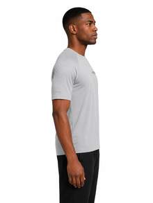 Adidas Áo thun thể thao nam tay ngắn mới, nhanh khô và thoáng khí, cổ tròn, thích hợp cho tập luyện. - Xám - Xem 4