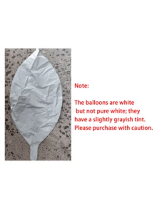 10 piezas de globos verdes oscuros de 18 pulgadas de 4D con cintas de poliéster verde oscuro y papel protector, portátiles para decoración de habitaciones, decoración de fiestas, decoración de bodas, reuniones familiares - Blanco - Ver 7