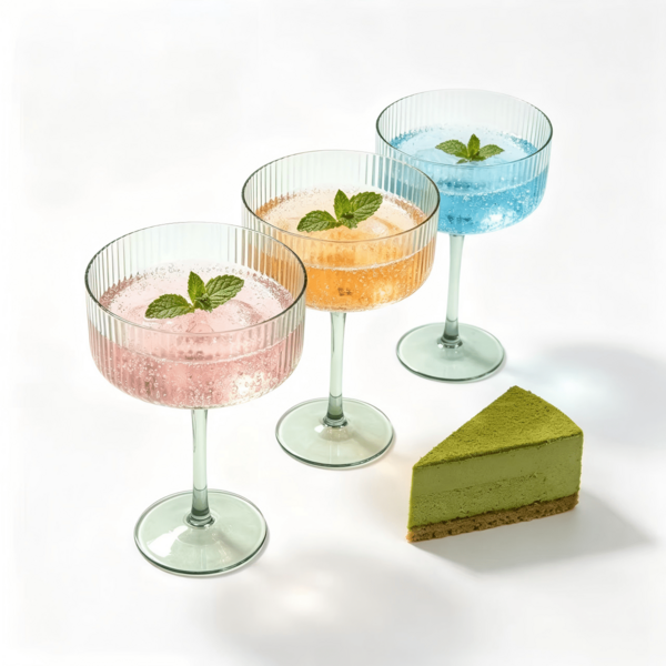 1/2/4/6/12pcs 10oz Ribbed Coupe Glasses Unique Martini And Cocktail Glass Set, Suitable For Weddings, Parties And Home. Suitable For Indoor And Outdoor, Parties, Valentine's Day, Weddings, Restaurants, Anniversaries, Christmas, Birthdays. Shatterproof, Dishwasher , Gift For Wife, Mom.
