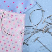 70/50pcs Wig Making Needle Set, T-Shaped And C-Shaped Curved Needles, Hair Weaving Needles, Suitable For Wig Making, Knitting Shaping, Model Making And Handicrafts, Halloween - View 9