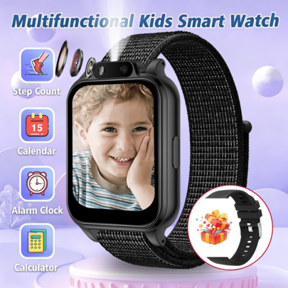 This Smart Watch For Kids Features Built-In Educational Games, A High-Definition Camera, A Calculator, A Photo Album, And A Step Counter. Available With A Choice Of Strap Colors, It Makes An Ideal Birthday Or Christmas Gift For Boys And Girls.