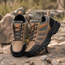 Men Hiking & Trekking Shoes - Maroon - View 2
