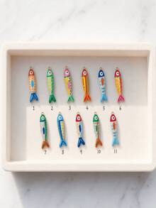 Dopamine Color Block Tropical Fish Series Pendant Accessories, Ocean Style Personalized Matching, DIY Handmade Jewelry Accessories - Multiple Styles - View 5