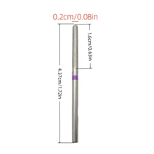 Easy Nail 1Pc Round Purple-Label Nail Drill Bit, Abrasive Tool For Grinding, Gel Removal & Cuticle Cleanup - Multicolor - View 4