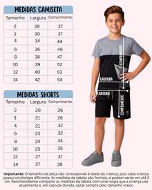 Conjunto Menino Verão Verde Militar Estampado - AMK - Verde - Visão 5