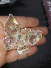 30/20/10件裝水晶蝴蝶裝飾，水晶蝴蝶與動物小雕像家居裝飾桌面擺飾套組，適合派對小禮品、辦公桌裝飾、節日裝飾、婚禮裝飾與客廳裝飾，生日派對與情人節禮物首選 - 多色 - 查看 8