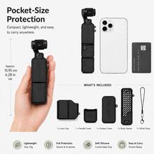 Yoobao Protective Case For Osmo Pocket 4P Camera, Soft Silicone Grip Cover With Screen Protection, Lightweight, Scratch-Resistant, Suitable For Travel, Hiking, Daily Vlog Shooting - Pink/Black/Green/Blue/Yellow/Purple/Orange (Camera Protective Case Accessory Only) - View 2