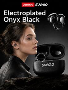 Lenovo SUNYAO Open-Ear Clip-On Bluetooth Headphones: Bluetooth 6.0, Low Latency, ENC Intelligent HD Call Noise Reduction, Long Battery Life, Sweat-Proof For Everyday Use, Stable During Exercise And Fitness, Comfortable For Extended Wear, Compatible With Smartphones And Tablets. - View 12
