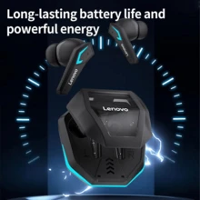 Lenovo 联想 TG102 蓝牙耳机，游戏耳机，具备降噪、低延迟、麦克风、Hi-Fi 立体声、长续航等功能，适合男士使用，可作为礼物/外设/电脑配件/办公/音乐/运动耳机，2026 新款耳机 - TG102藍牙耳機 - 查看 8