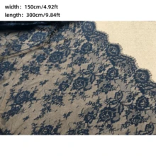 Vải ren lông mi 3m x 1.5m, vải may váy cưới, phụ kiện khăn trải bàn và rèm cửa - nhiều màu - Xem 9