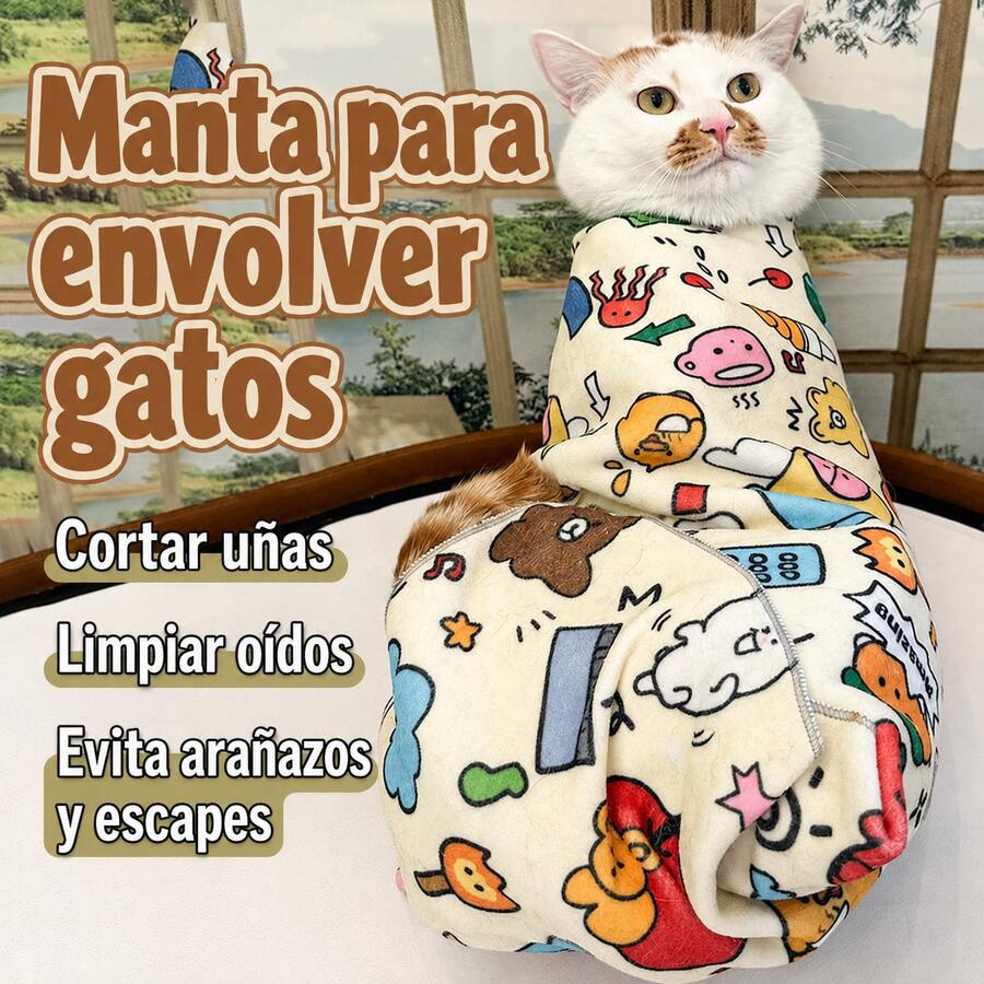 Pet Shampoos - Pet Cat Wrap - View 1
