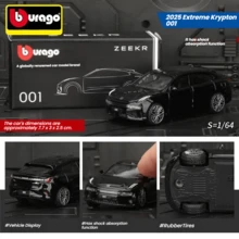 Burago 1:64 合金车模 2020 福特野马 GT500、法拉利 FXXK、保时捷、布加迪、大众高尔夫 GTI、兰博基尼、凯迪拉克、奔驰 G 级、奔驰、雪佛兰汽车、跑车玩具及收藏品 - 彩色 - 查看 36