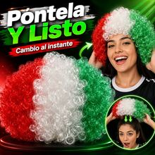 Peluca Rizada Estilo Afro de 3 Colores para Fiestas, Disfraces, Carnaval y Cosplay - Multicolor - View 2