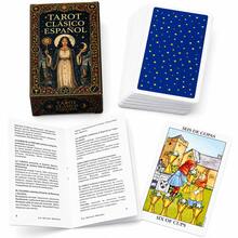 Classic Spanish Tarot Cards, Includes Spanish Guide, 78 Spanish Tarot Cards, Classic Astrology Cards, Suitable For Beginners - Black - View 9