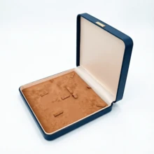 High-End PU Leather Jewelry Box Set, Necklace Ring Earring Storage Organizer, Elegant Daily Display Case, Ideal Birthday Gift - Same Style In Multiple Colors - View 11