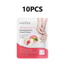 SADOER 5片=5對 蜜桃菸鹼醯胺保濕手膜，保濕修復滋養去角質嫩膚護理 - 彩色 - 查看 21