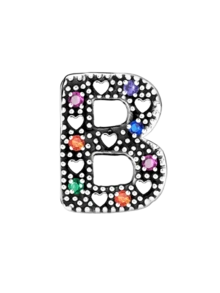 1pc Exquisite Letter Beaded Charm, Suitable For Women To Wear, Can Be Used For Bracelet, Bangle And Other DIY Jewelry Making, A Beautiful Gift For Girlfriend - Rhinestone Letter - View 14