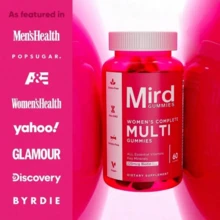 Mird Gummies Women's Complete Multi Gummies All Essential Vitamins Key Minerals 225mcg Biotin Gluten Free Non-GMO Daily Women Wellness Dietary Supplement 60 Count - 2PCS - 查看 3