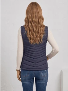 Impala Women Gilets - Navy Blue - View 3