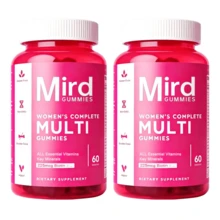 Mird Gummies Women's Complete Multi Gummies All Essential Vitamins Key Minerals 225mcg Biotin Gluten Free Non-GMO Daily Women Wellness Dietary Supplement 60 Count - 2PCS - 查看 8