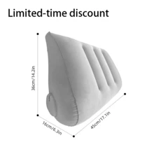 Bantal Segitiga Tiup PVC, Cocok untuk Sandaran Kaki Sofa di Rumah dan Luar Ruangan, Dapat Digunakan sebagai Bantal atau Bantalan, Tidak Membutuhkan Daya, Portabel untuk Perjalanan, Bahan Mudah Dibersihkan - MultiWarna - View 13