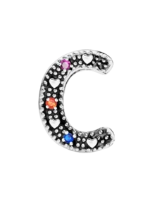 1pc Exquisite Letter Beaded Charm, Suitable For Women To Wear, Can Be Used For Bracelet, Bangle And Other DIY Jewelry Making, A Beautiful Gift For Girlfriend - Rhinestone Letter - View 13