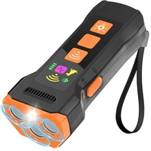 ENSSU 3X Pengusir Anjing Ultrasonik, Perangkat Anti Gonggong Genggam 6 in 1 dengan Lampu LED, Perangkat Pengusir Gonggong Anjing Jarak Jauh 50 kaki, Alat Pelatihan Hewan Peliharaan Ultrasonik Isi Ulang, Pengusir Anjing Portabel, Perangkat Pelatihan Anjing yang Ampuh untuk Anjing Besar/Sedang/Kecil - MultiWarna - View 1