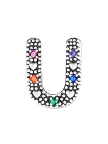 1pc Exquisite Letter Beaded Charm, Suitable For Women To Wear, Can Be Used For Bracelet, Bangle And Other DIY Jewelry Making, A Beautiful Gift For Girlfriend - Rhinestone Letter - View 12