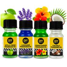 DIBYS Essential Oil Set For Diffuser, Fragrance Oils For Candles, Bath And Sauna - 4pcs - View 1