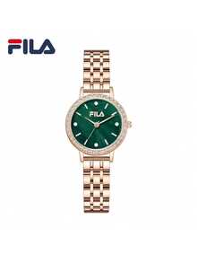FILA Women Luxury Quartz Watch, Crystal Starry Dial, Pearl & Steel Strap 2-In-1 Set, Waterproof, Elegant Gift Box For Wedding Party - one-size - View 13
