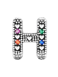 1pc Exquisite Letter Beaded Charm, Suitable For Women To Wear, Can Be Used For Bracelet, Bangle And Other DIY Jewelry Making, A Beautiful Gift For Girlfriend - Rhinestone Letter - View 26