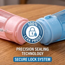 Portable Pet Water Bottle With Bowl - 15oz Leakproof Dog Water Dispenser For Walking, Lightweight Travel Cup With Retractable Bowl & Carrying Lanyard For Dogs And Cats - Blue - View 4