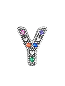 1pc Exquisite Letter Beaded Charm, Suitable For Women To Wear, Can Be Used For Bracelet, Bangle And Other DIY Jewelry Making, A Beautiful Gift For Girlfriend - Rhinestone Letter - View 35