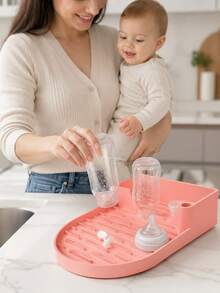 Silicone Draining Storage Rack For Ice Tumbler, Baby Bottle, Wine Glass, Hanging Drying Rack, Draining Rack, Drying Rack For Ice Tumbler, Insulated Cup, Silicone Draining Rack, Baby Bottle Drying Storage Rack, Baby Feeding Supplies Draining Rack - Multicolor - View 6