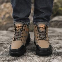 Men Hiking & Trekking Shoes - Maroon - View 3