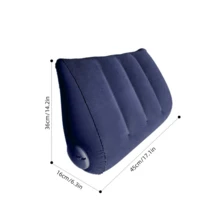 Bantal Segitiga Tiup PVC, Cocok untuk Sandaran Kaki Sofa di Rumah dan Luar Ruangan, Dapat Digunakan sebagai Bantal atau Bantalan, Tidak Membutuhkan Daya, Portabel untuk Perjalanan, Bahan Mudah Dibersihkan - MultiWarna - View 14