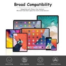 Dual Head Capacitive Pen, Touch Pen, Rubber Head, Touch Tablet, Mobile Phone Dual-Use Pen Gifts For Mother, Family, Friends, Birthday, Holiday Stylus Pen - View 5