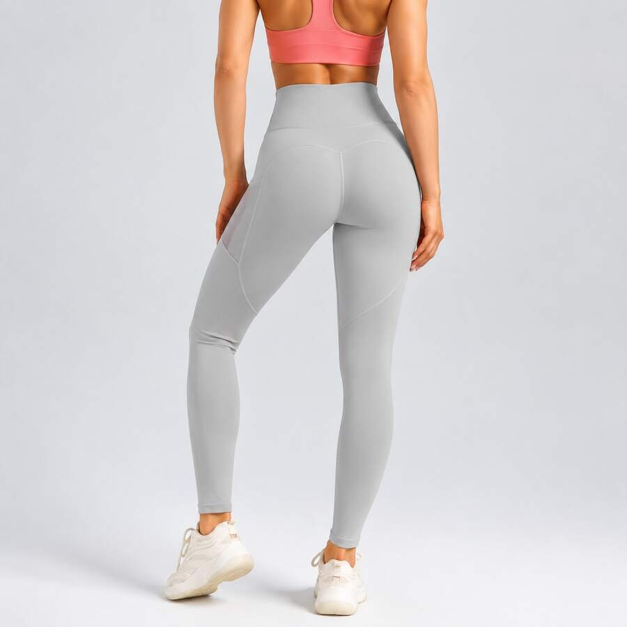 Legging Bolso Tela Academia - Cinza - Visão 1