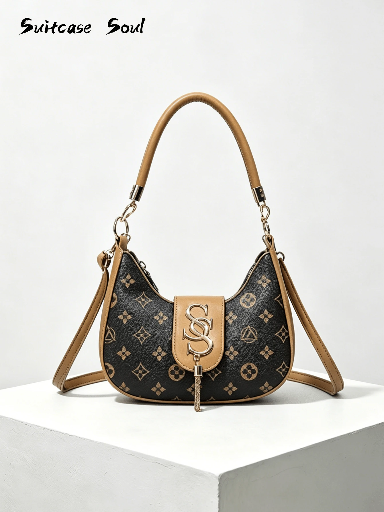 Hot-Selling Fashion Versatile New Design Large Capacity Shoulder Crossbody Bag Popular Handbag Chic Shopping, Dating Daily Matching Women's Baguette Bag - Multicolor - View 1
