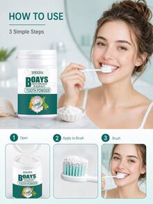 Polvo dental de limpieza suave, polvo de cuidado oral suave diario - Multicolor - Ver 4