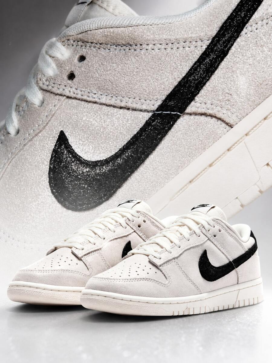 Sepatu Nike Dunk Low SE Wanita HQ3502-100 - Putih - View 1