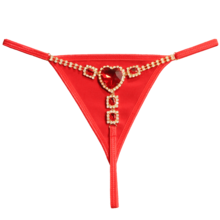 Celana Dalam Tali Bentuk Hati Merah Muda Grosir Rhinestone Brazilian Viquinis Pakaian Pantai Seksi Baru Brief Rave Thong Shorts - tali - View 10
