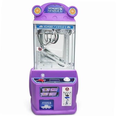 Maquina Atrapa Peluche Garra grande Musical Luz Pantalla Led