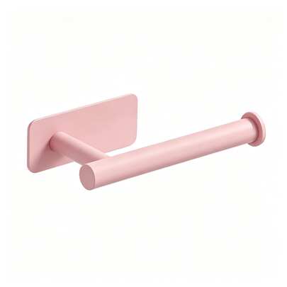 Stainless Steel Toilet Paper Holder - Self-Adhesive Wall Mount, No-Drill Installation, Bathroom Tissue Roll Dispenser With Square Base Halloween, Christmas Decorations
