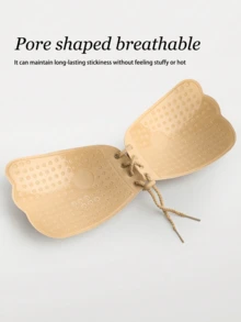 1 Pair Invisible Breast Lift Tape, Strapless Backless Push-Up Breast Lift Tape, Invisible Breast Lift Tape, Women's Summer Bra Set - Apricot - View 8
