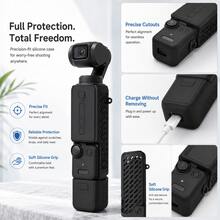Yoobao Protective Case For Osmo Pocket 4P Camera, Soft Silicone Grip Cover With Screen Protection, Lightweight, Scratch-Resistant, Suitable For Travel, Hiking, Daily Vlog Shooting - Pink/Black/Green/Blue/Yellow/Purple/Orange (Camera Protective Case Accessory Only) - View 4