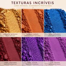 Bruna Tavares Paleta de Sombras Wish 6 Cores Alta Pigmentação Matte, Cintilante e Glitter com Espelho - Multicolorido - Visão 5