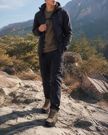 Men Hiking & Trekking Shoes - Maroon - View 4