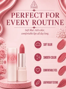 3CE CASHMERE HUG LIPSTICK#COZY WHISPER, 1.5g, chất son nhung mềm mịn bền màu, dễ dàng dặm lại, phù hợp với tông da vàng nhạt và phong cách trang điểm nhẹ nhàng - #TIẾNG THÌ THẦM ẤM ÁP - Xem 10